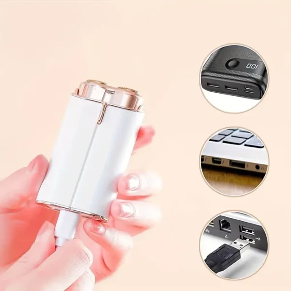 جهاز إزالة الشعر للنساء برأسين